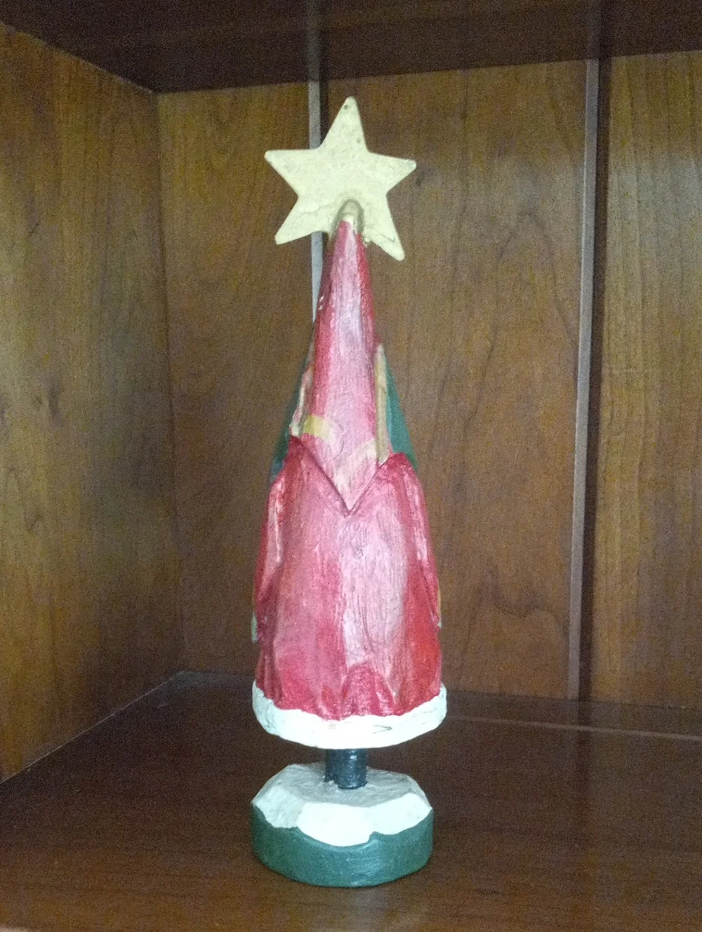 Vintage House of Hatten 1989 Santa Claus Figurine Star Denise Calla Folk Art